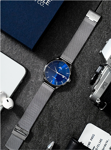 silver watch